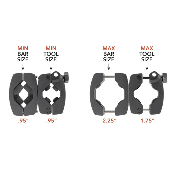 Cali Raised LED Gear Up Full Mounty Shovel/Axe Roll Bar Mount