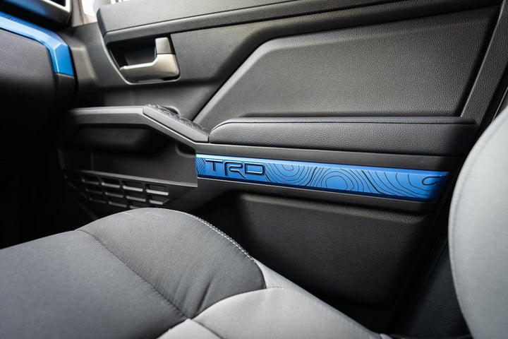"TRD" Door Topographic Map Overlays - 2024+ Tacoma