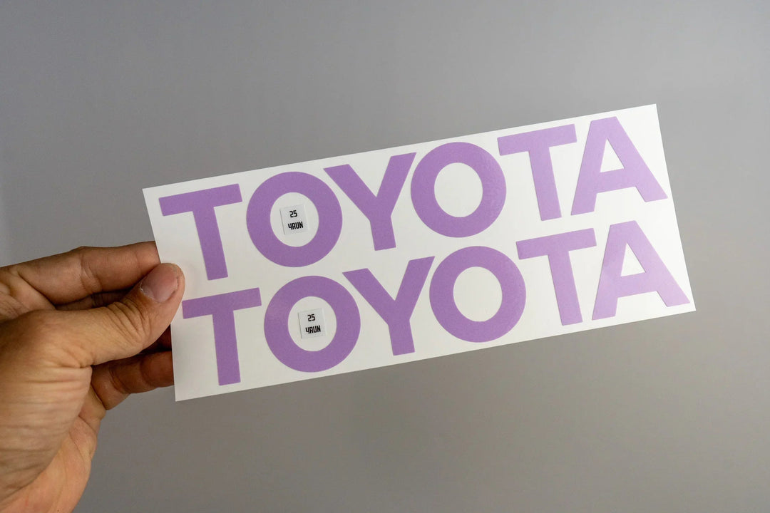 TOYOTA Rear Hatch Liftgate Emblem Inlays - 2025+ 4Runner