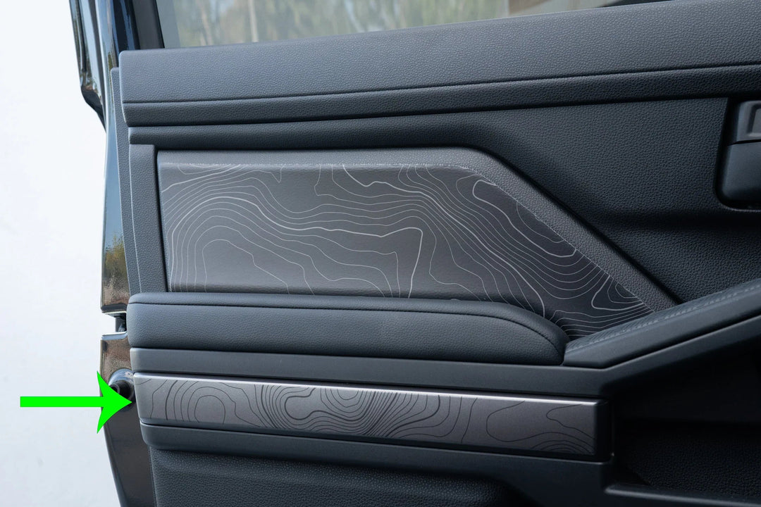 Door Topographic Map Overlays - *2025+ 4Runner