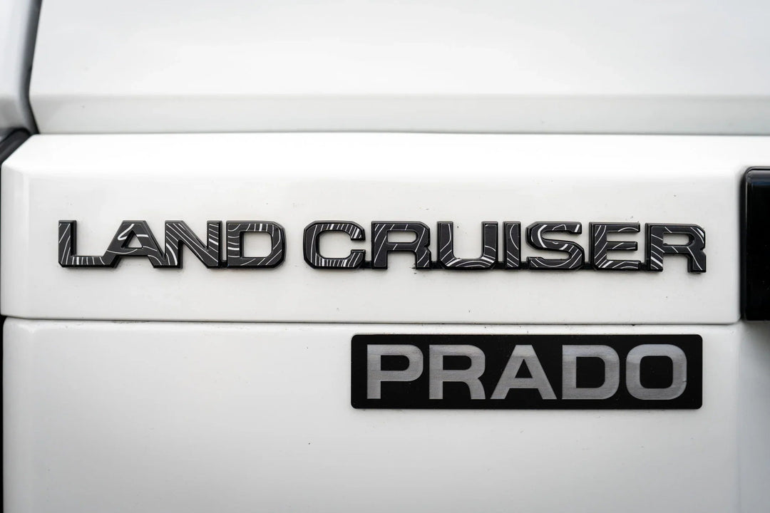 "Land Cruiser" Topographic Rear Tailgate Emblem Overlays - 2024+ Land Cruiser