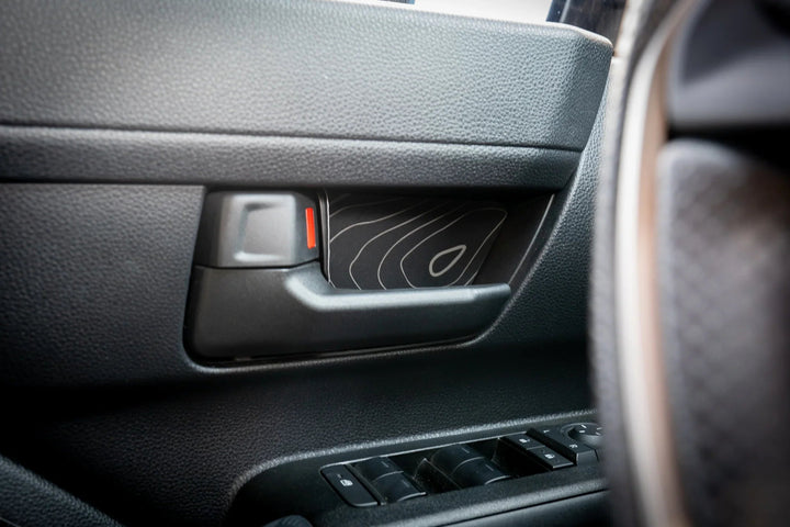 Topographic Inner Door Cup Overlays - 2024+ Tacoma / 2025+ 4Runner