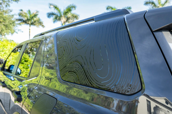 Topographic Rear Window Overlay V2 - 2025+ 4Runner