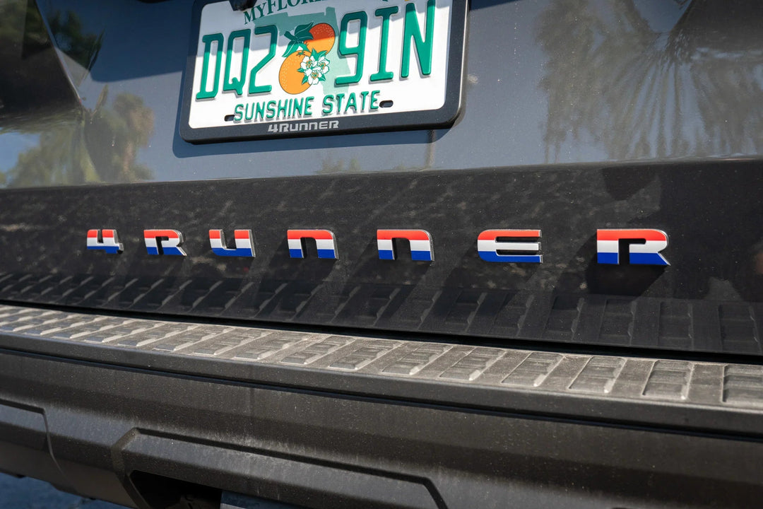 4RUNNER Rear Hatch Liftgate Emblem Overlays - 2025+ 4Runner