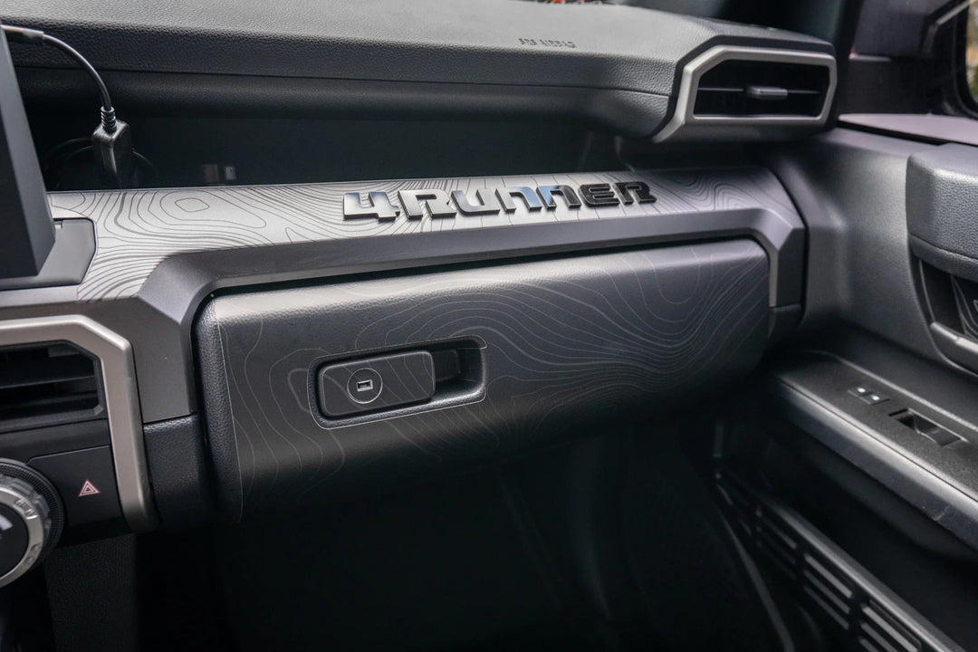 Topographic Glove Box Protection - 2024+ Tacoma / 2025+ 4Runner