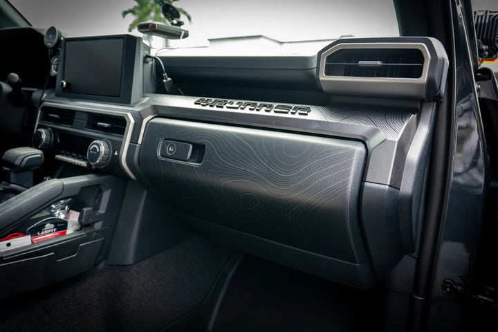 Topographic Glove Box Protection - 2024+ Tacoma / 2025+ 4Runner