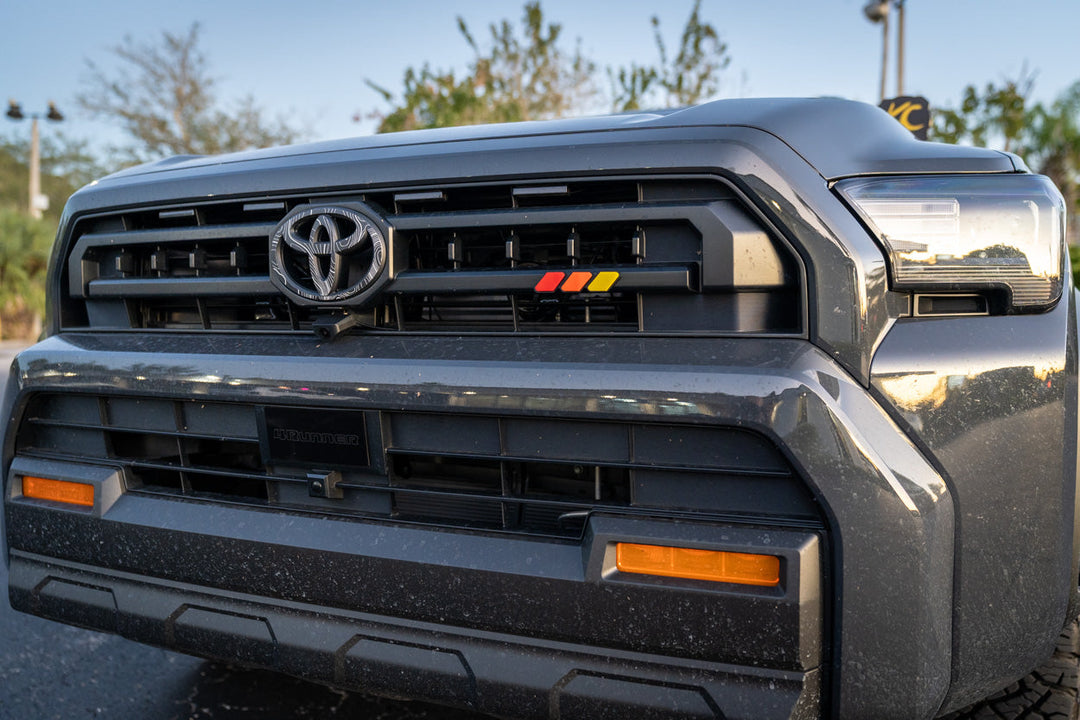 StickerFab Tri Color TRD Style Grille Emblem Version 2- 2024+ Tacoma / 2025+ 4Runner