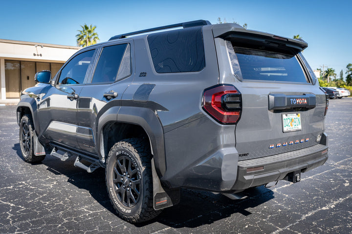 Topographic Sliding Rear Window Trim Overlays - 2025+ 4Runner