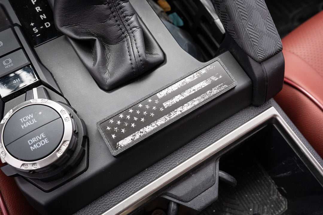 Shifter Trim Blank / Poverty Button Cover Plate - 2024+ Tacoma / 2025+ 4Runner