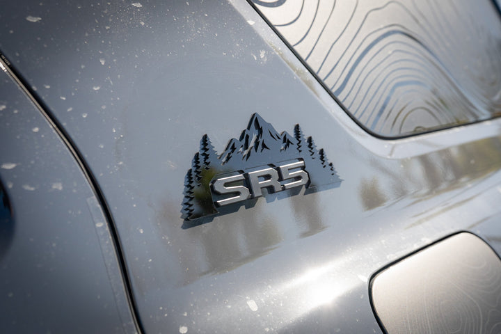 StickerFab Mountain Acrylic Emblem for SR5 for 4Runner SR5 (2025+)