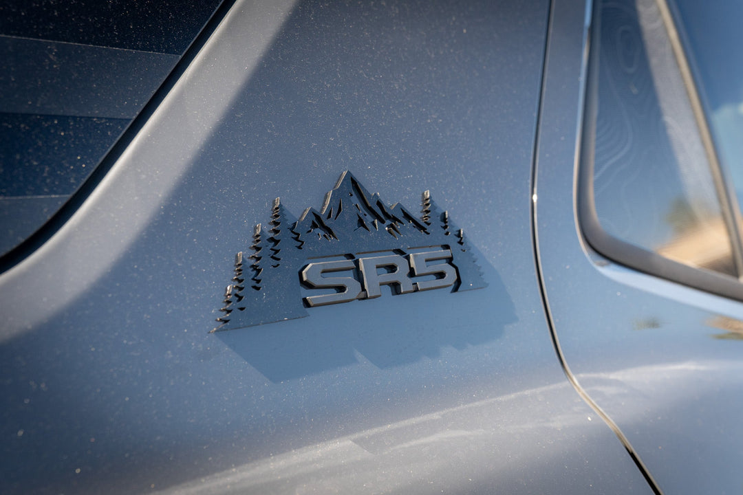 StickerFab Mountain Acrylic Emblem for SR5 for 4Runner SR5 (2025+)