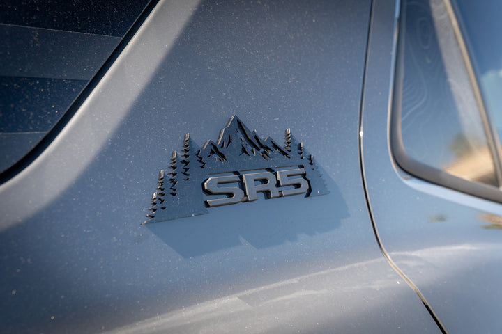 StickerFab Mountain Acrylic Emblem for SR5 for 4Runner SR5 (2025+)