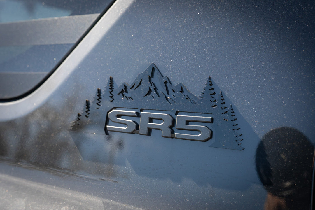 StickerFab Mountain Acrylic Emblem for SR5 for 4Runner SR5 (2025+)