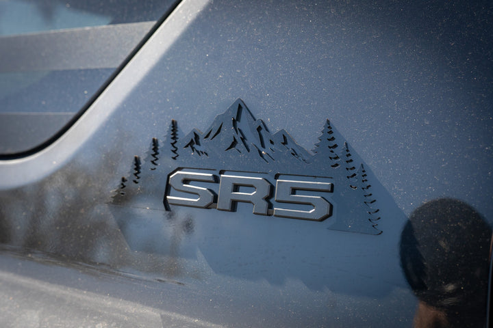 StickerFab Mountain Acrylic Emblem for SR5 for 4Runner SR5 (2025+)