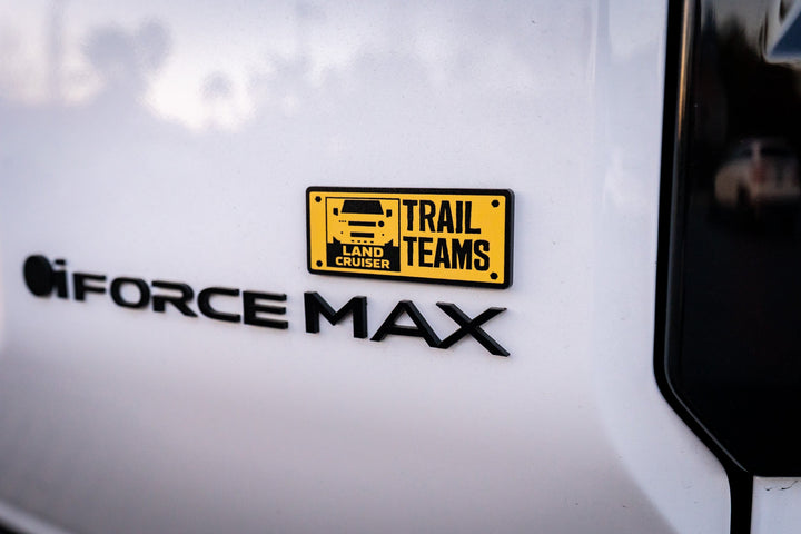 StickerFab Trail Teams Liftgate Emblem for Land Cruiser (2024+) & 4Runner (2025+)