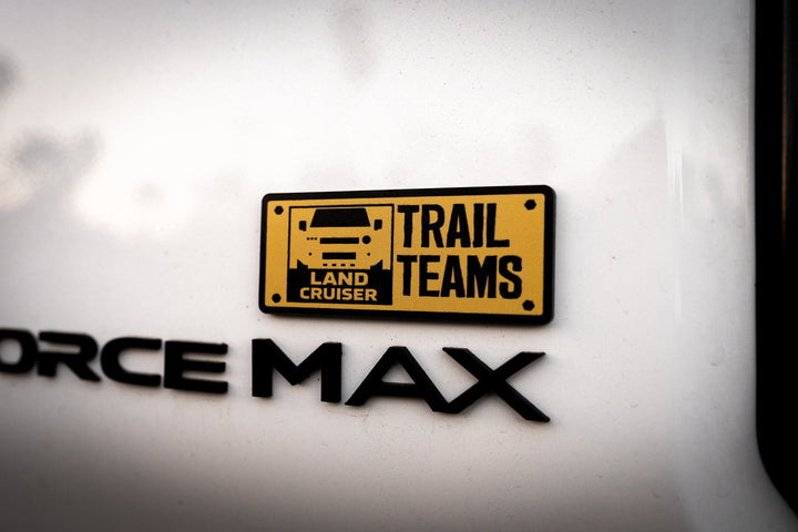 StickerFab Trail Teams Liftgate Emblem for Land Cruiser (2024+) & 4Runner (2025+)