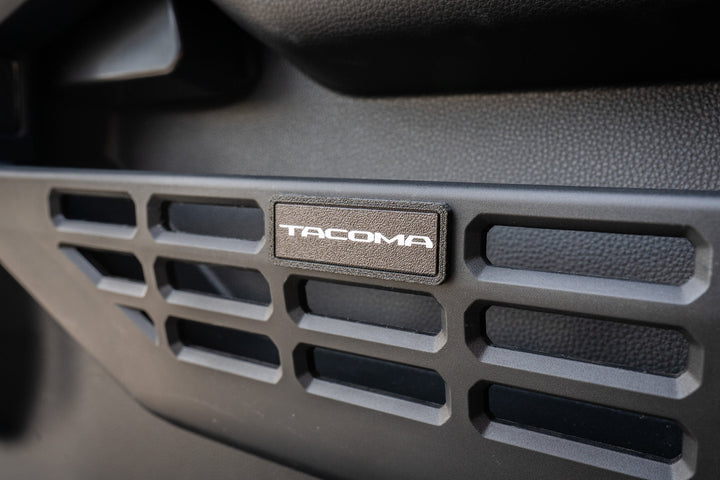 StickerFab Door Logo Inserts for Tacoma (2024+) & 4Runner (2025+)