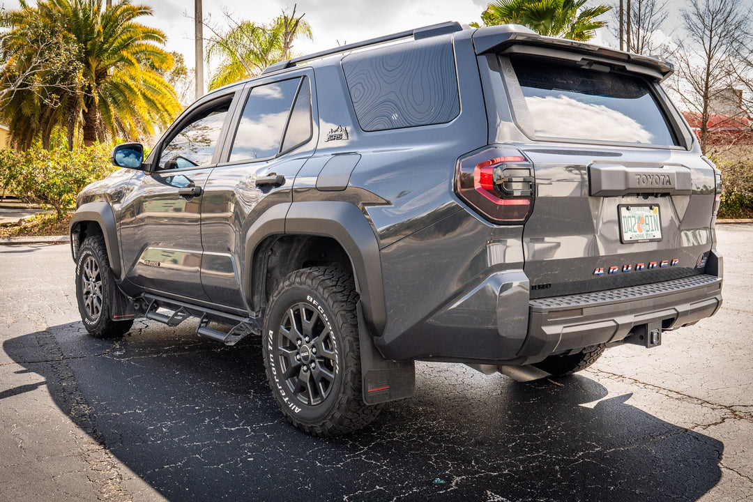 StickerFab 4RUNNER Front Door Emblems (6th Gen Style) for 4Runner (2025+)