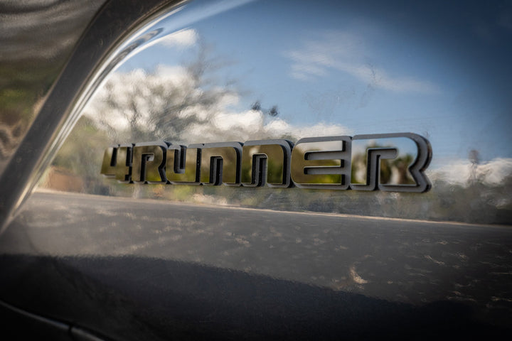 StickerFab 4RUNNER Front Door Emblems (6th Gen Style) for 4Runner (2025+)