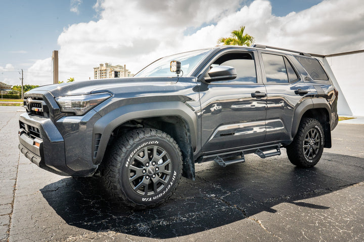 StickerFab 4RUNNER Front Door Emblems (6th Gen Style) for 4Runner (2025+)