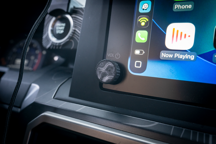 StickerFab Custom Radio Knob  for Tacoma 8"/ Land Cruiser (2024+) 4Runner 8" (2025+)