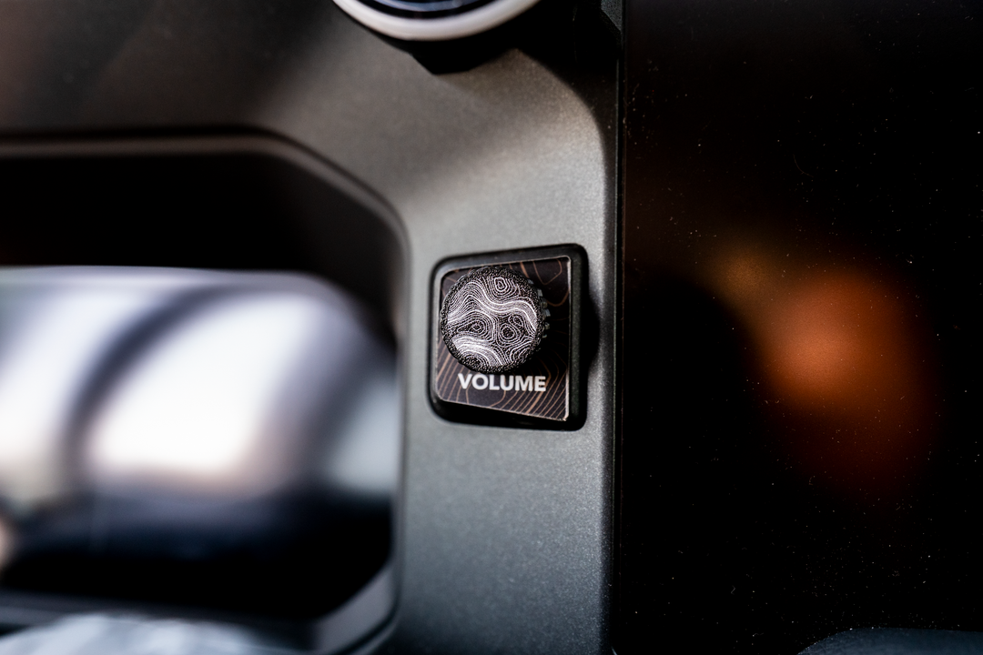 StickerFab Custom Radio Knob  for Tacoma 8"/ Land Cruiser (2024+) 4Runner 8" (2025+)