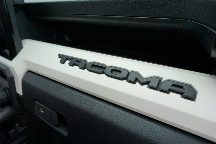 Glovebox Letters (2024+ Tacoma) - WHITE