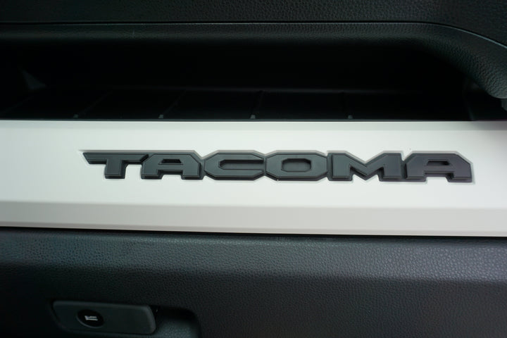 Glovebox Letters (2024+ Tacoma) - WHITE