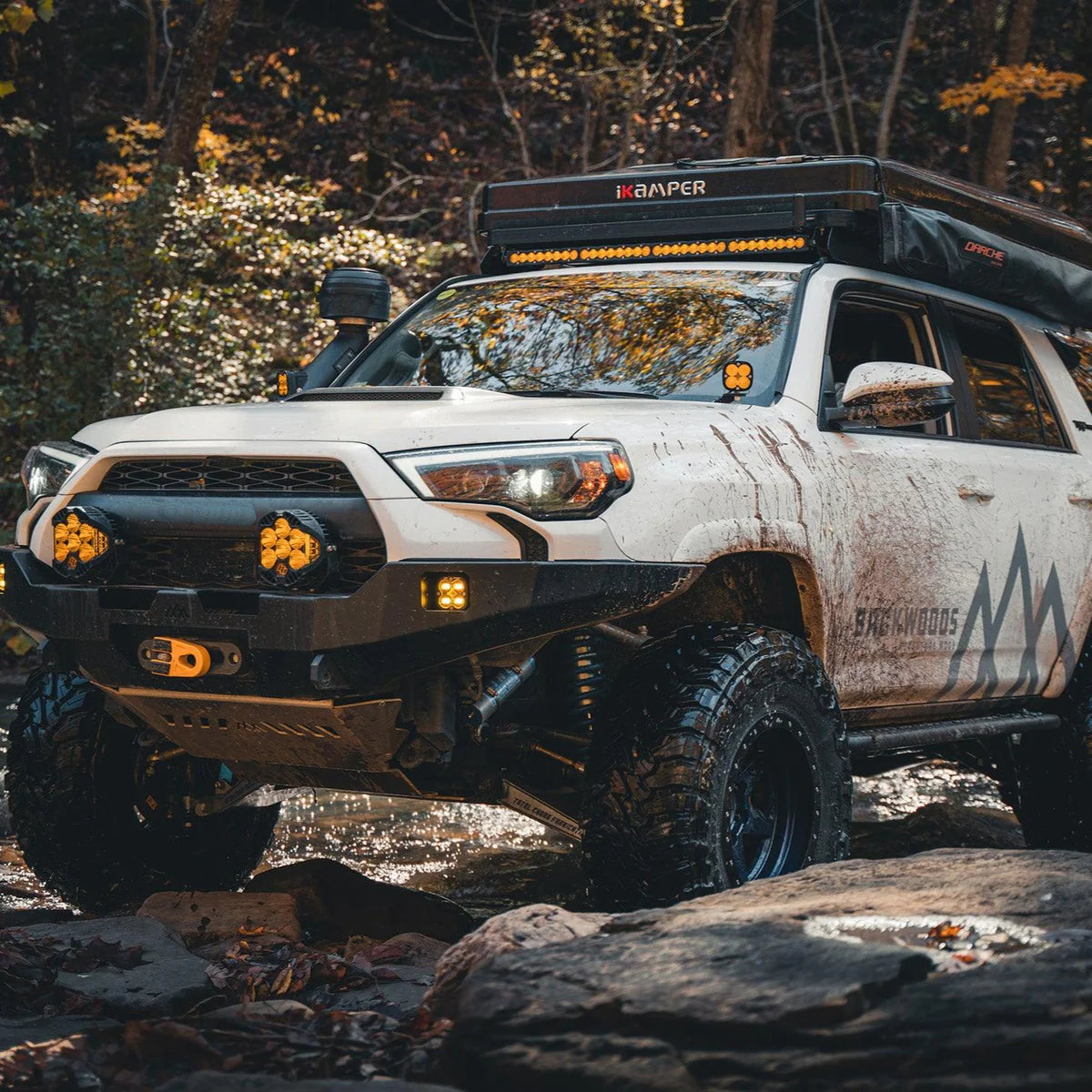 Backwoods Adventure Mods Hi-Lite Overland Front Bumper [No Bull Bar] for 4Runner (2010-2024)