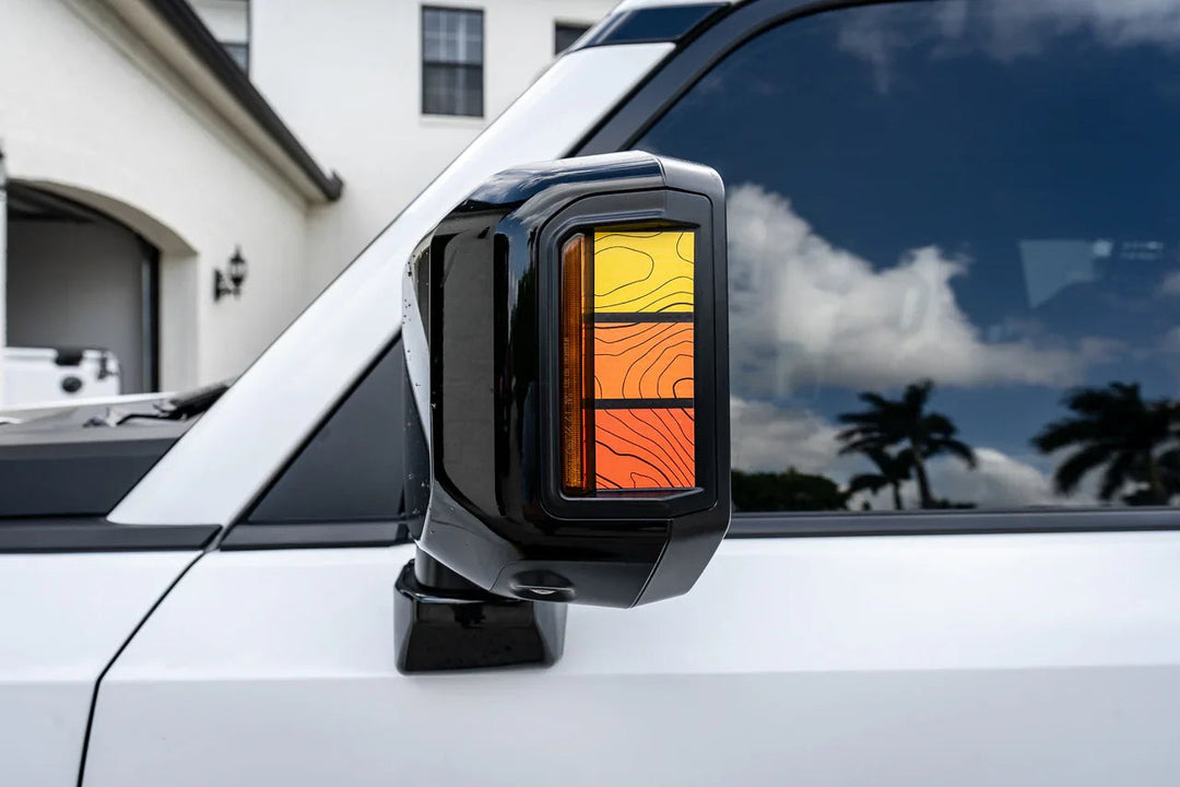 Heritage Retro TRD Style Mirror Stripes - 2024+ Land Cruiser / GX 550