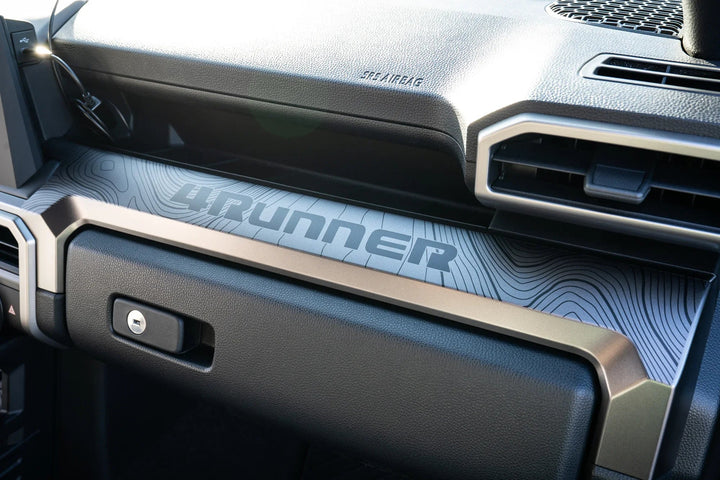 3 Piece Topographic Map Dash Overlays - 2025+ 4Runner