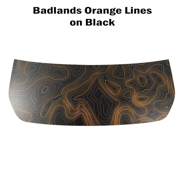 Topographic Map Premium Print Vinyl Rolls (3' or 6') - Matte Finish