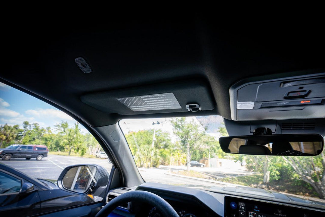 Sun Visor Airbag Label Overlays - 2025+ 4Runner