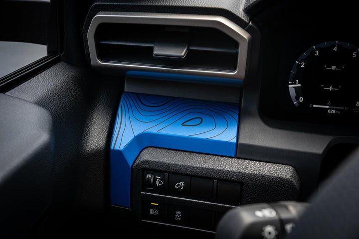 3 Piece Topographic Map Dash Overlays - 2024+ Tacoma