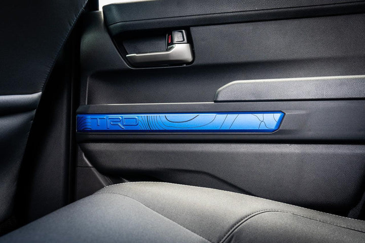 "TRD" Door Topographic Map Overlays - 2024+ Tacoma