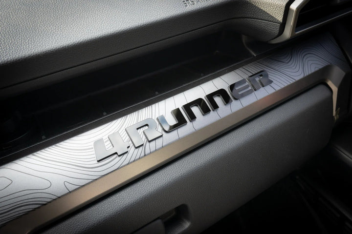 3 Piece Topographic Map Dash Overlays - 2025+ 4Runner