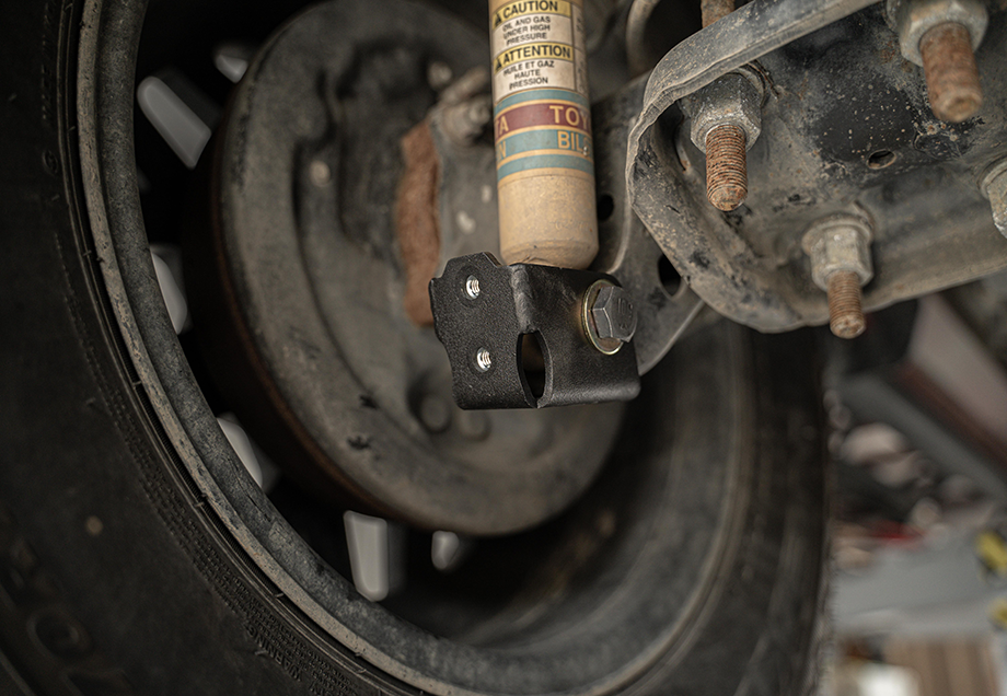 Cali Raised LED Rear Shock Skid Plate For Tacoma (2005-2023)