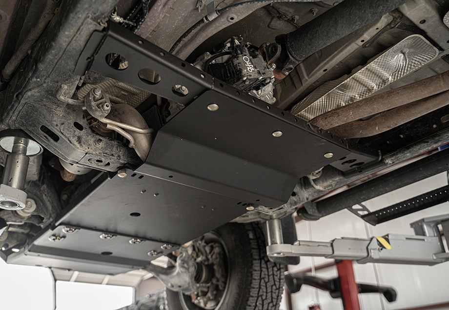 Cali Raised LED Transfer Case Skid Plate for Tacoma (2016-2023)