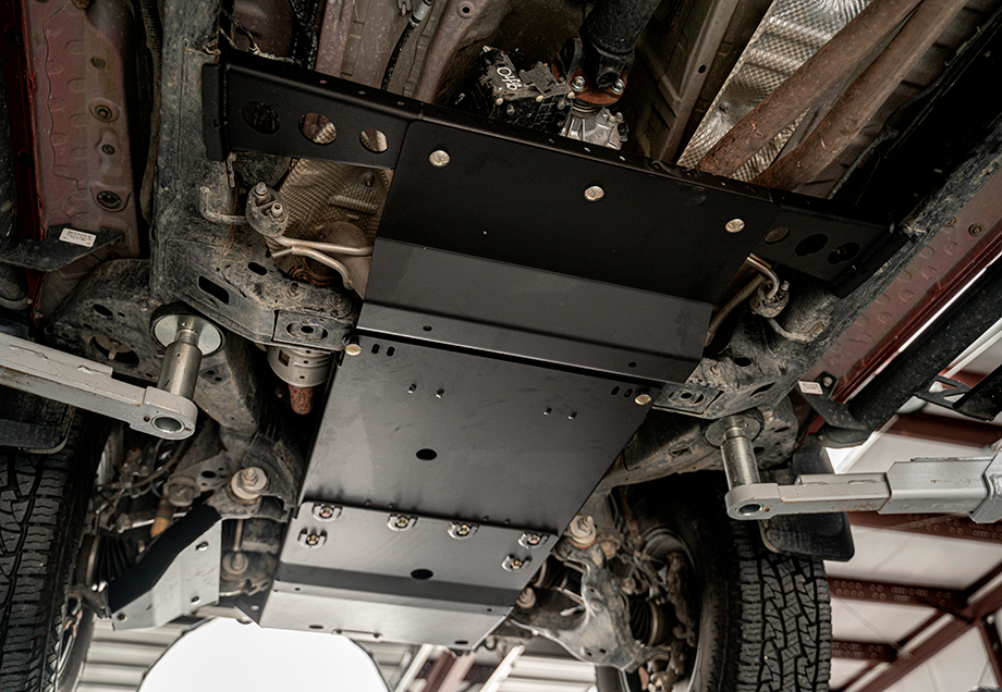 Cali Raised LED Transfer Case Skid Plate For Tacoma (2005-2015)