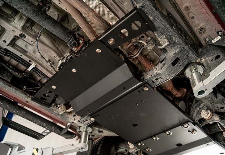 Cali Raised LED Transfer Case Skid Plate For Tacoma (2005-2015)