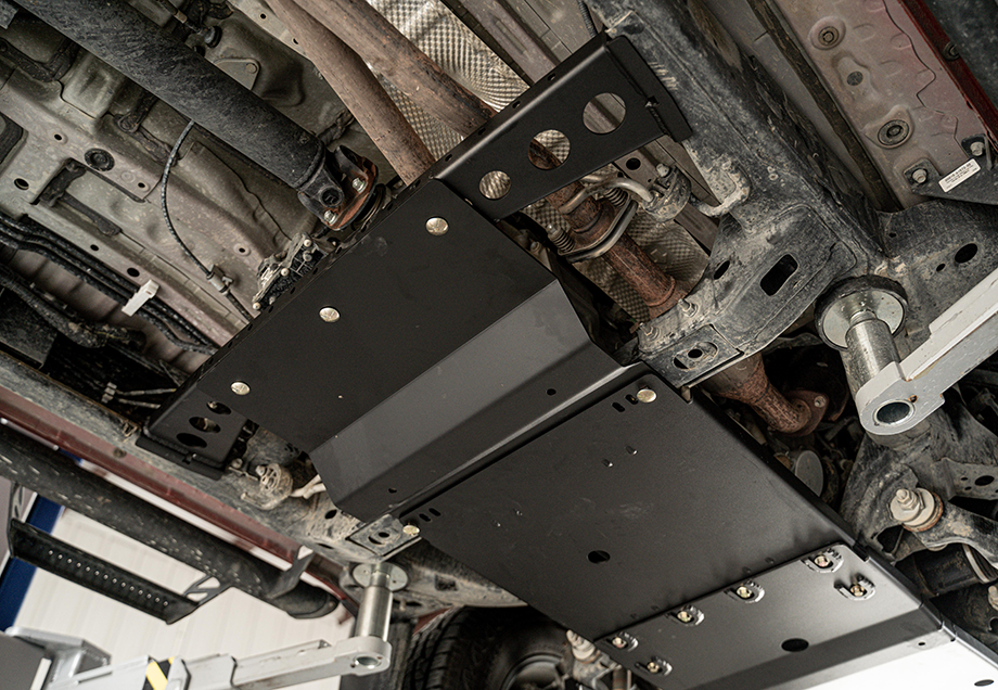 Cali Raised LED Transfer Case Skid Plate for Tacoma (2016-2023)