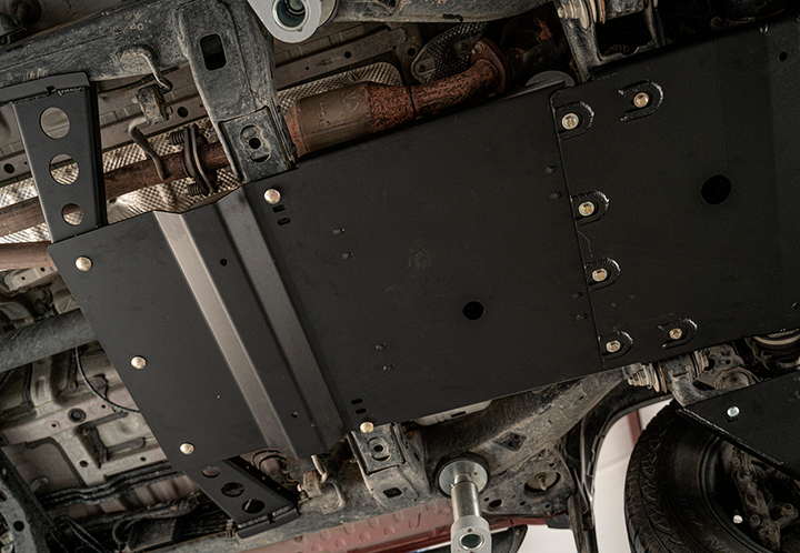 Cali Raised LED Transfer Case Skid Plate For Tacoma (2005-2015)