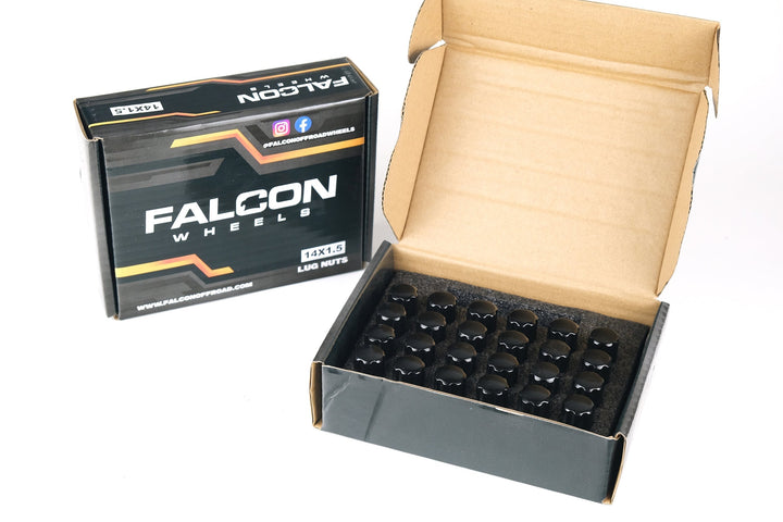 Falcon Off-Road Wheels M14x1.5 Spline Lug Nut W/Key 24pc
