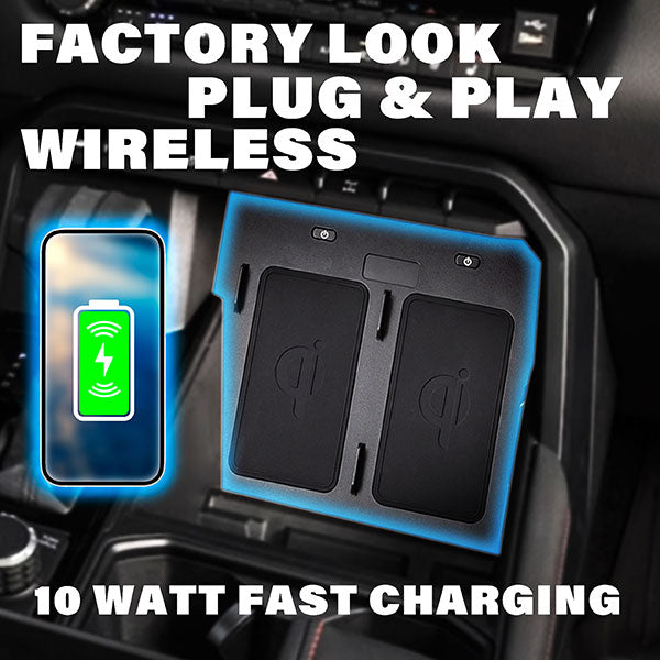 Beat-Sonic Dual Wireless Phone Charger  - NSV for Tundra (2022+) & Sequoia (2023+)