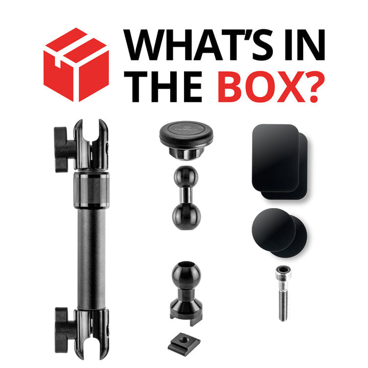 Magnetic Phone Holder | 7.5"-9.25" Telescoping Arm | 20mm TRAXX™ - Fast Track  Ball