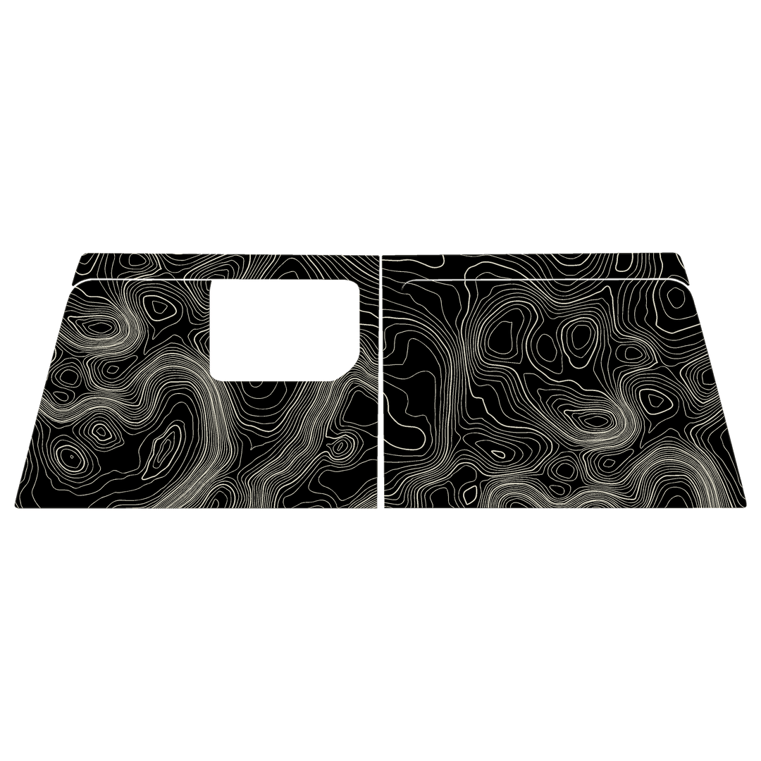 Topographic Map Premium Print Vinyl Rolls (3' or 6') - Matte Finish