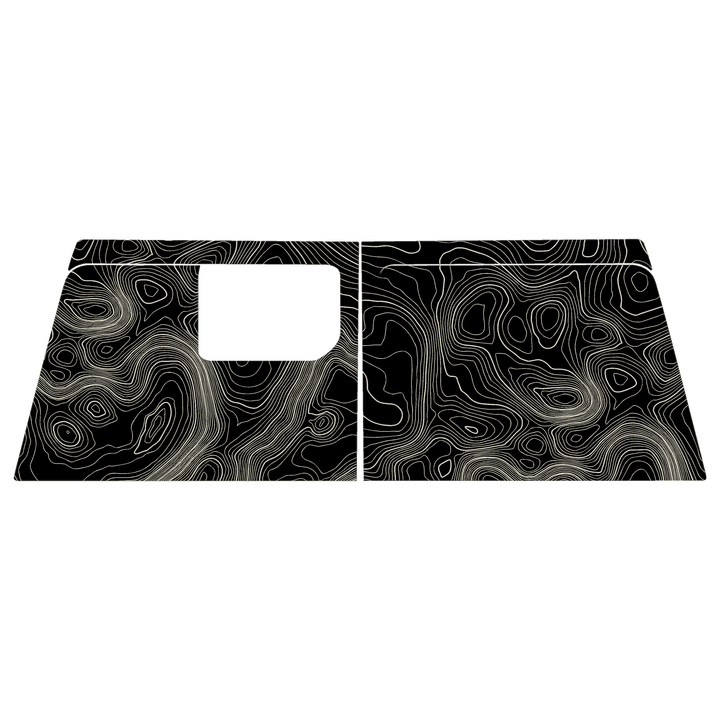 Topographic Map Premium Print Vinyl Rolls (3' or 6') - Matte Finish