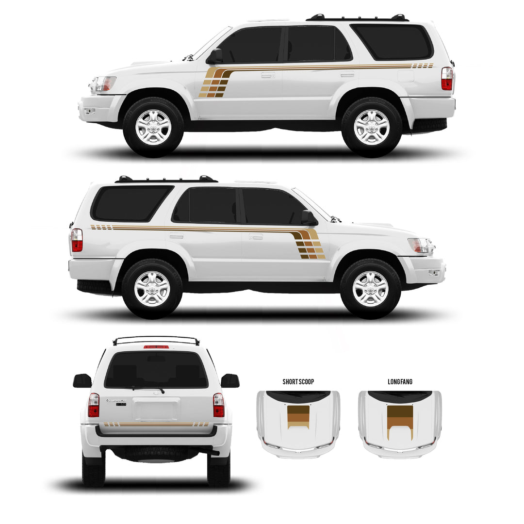 1996-2002 & 2003-2009 4Runner Checkered Stripe Kit