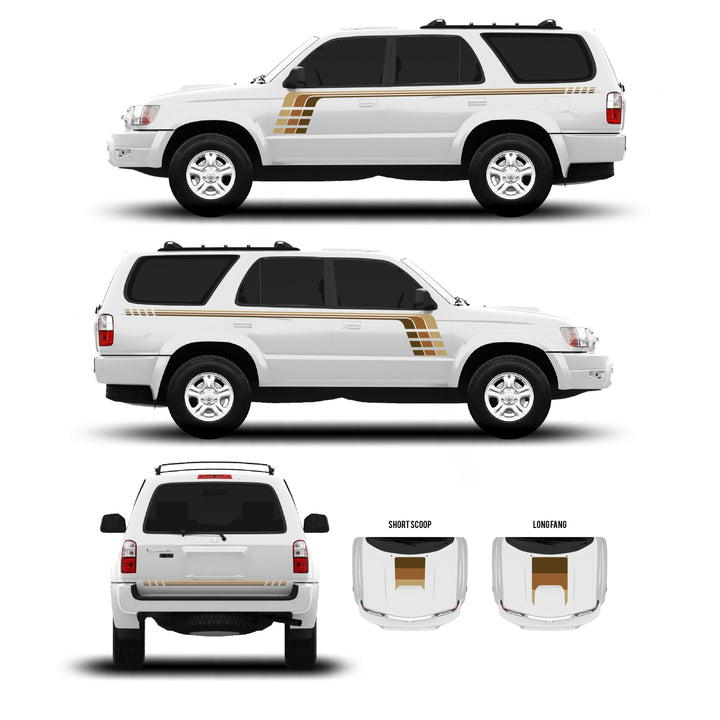 1996-2002 & 2003-2009 4Runner Checkered Stripe Kit