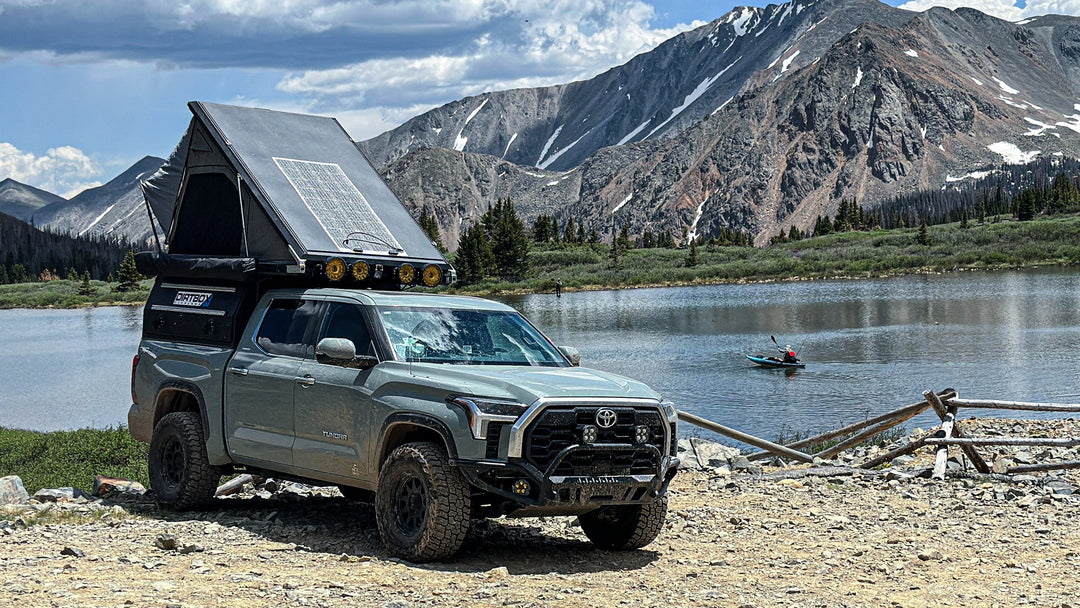 Dirtbox Canopy Camper – Modular Truck Camper Shell / Topper for Mid-Size & Full-Size Trucks (Tacoma, Tundra, F-150, Quatermaster, Ram, Silverado)